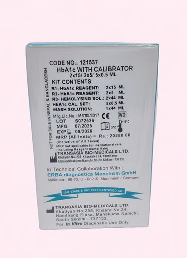 ERBA XL System Packs HBA1C With Calibrator (Service Available only Hyderabad/Secunderabad Only )